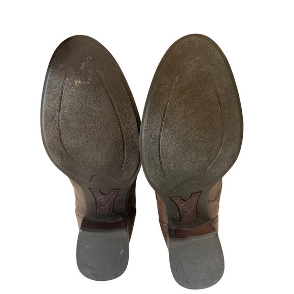 Ariat Women’s 11B Tall Brown Leather Riding Boots Buckle Equestrian 53021 - Picture 11 of 13